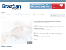 Tablet Screenshot of brazilianmagazine.net